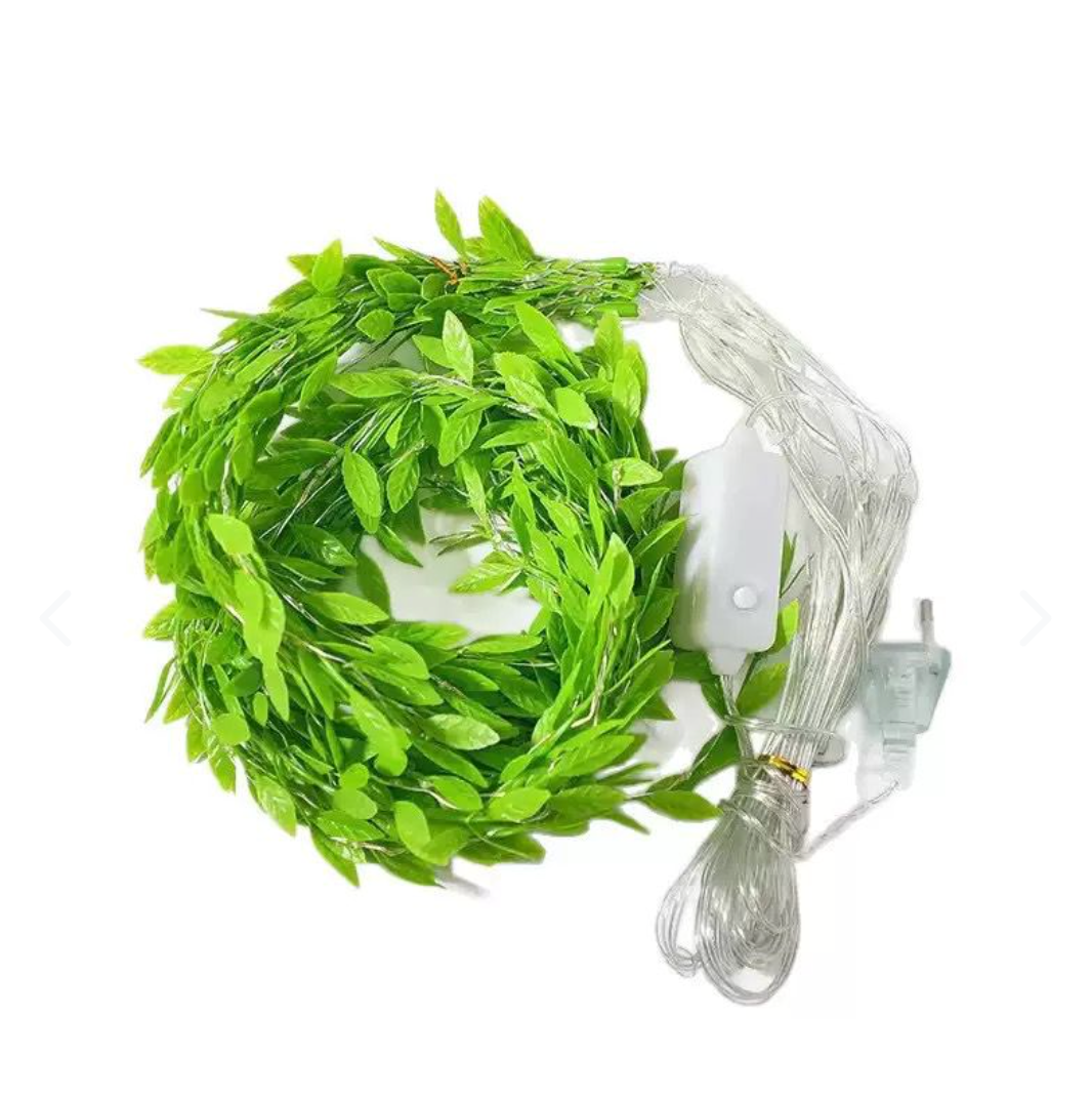 luces navidad de hojas 220v 3x1m (8491)