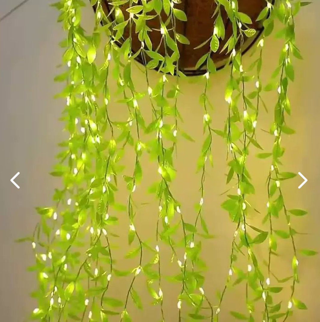 luces navidad de hojas 220v 3x1m (8491)